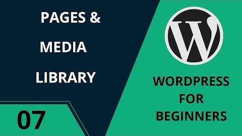 How to Add Pages & How to use Media Library | WordPress tutorial for beginners in hindi | Part- 7
