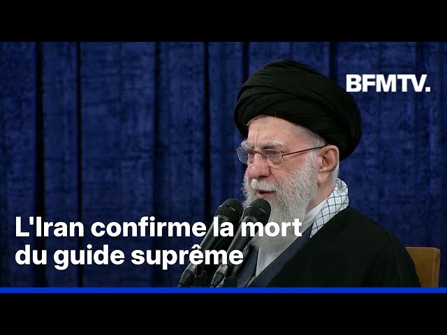 L'Iran confirme la mort d'Ali Khamenei, le guide suprême iranien
