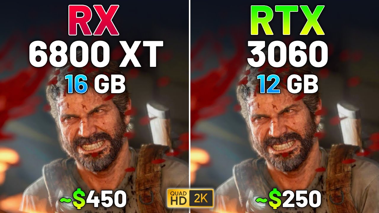 RX 6800 XT vs RTX 3060 - Test in 12 Games in 2024 - YouTube