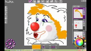 [Speed-Painting] GestalTINA malt einen Seifenblasenclown