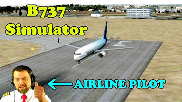737 Airline Pilot Tries to Start Up Engines on Flight Simulator | Take off briefing explained