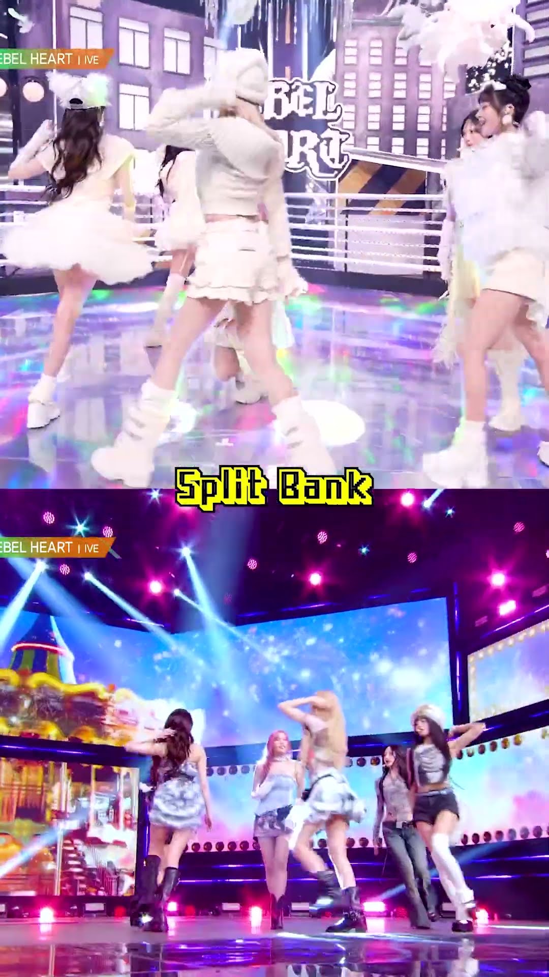 IVE - REBEL HEART #SplitScreen #SplitBank #MusicBank #Shorts | KBS WORLD TV