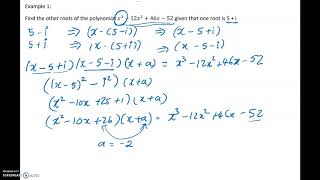 Conjugate Root Theorem