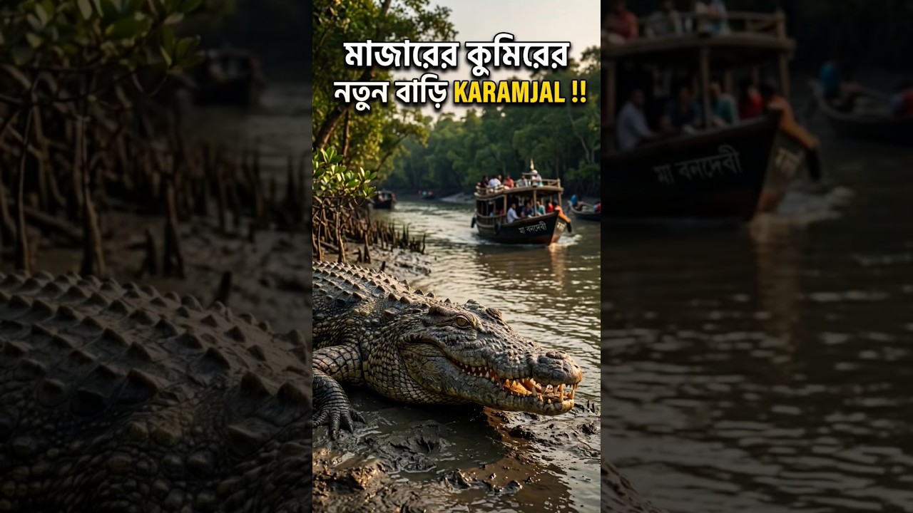 🐊বাগেরহাট টু করমজল: মাজারের কুমিরের নতুন ঠিকানা! #viral #shorts @PetsWildsBD