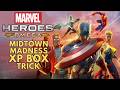 Marvel Heroes Midtown Madness XP  box usage