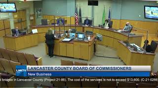 Lancaster County Board of Commissioners Meeting March 30, 2020