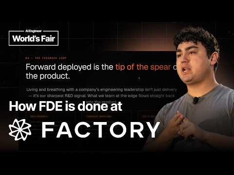 How Forward Deployed Engineering is done at Factory — Eno Reyes video thumbnail