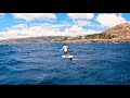 Open ocean playground  downwind foiling maunalua bay