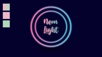 How to Create Neon Light Effect in Adobe illustrator 2022