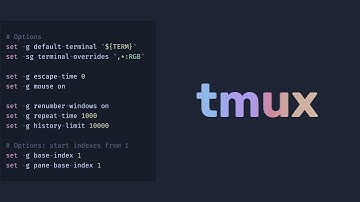 configure your tmux.