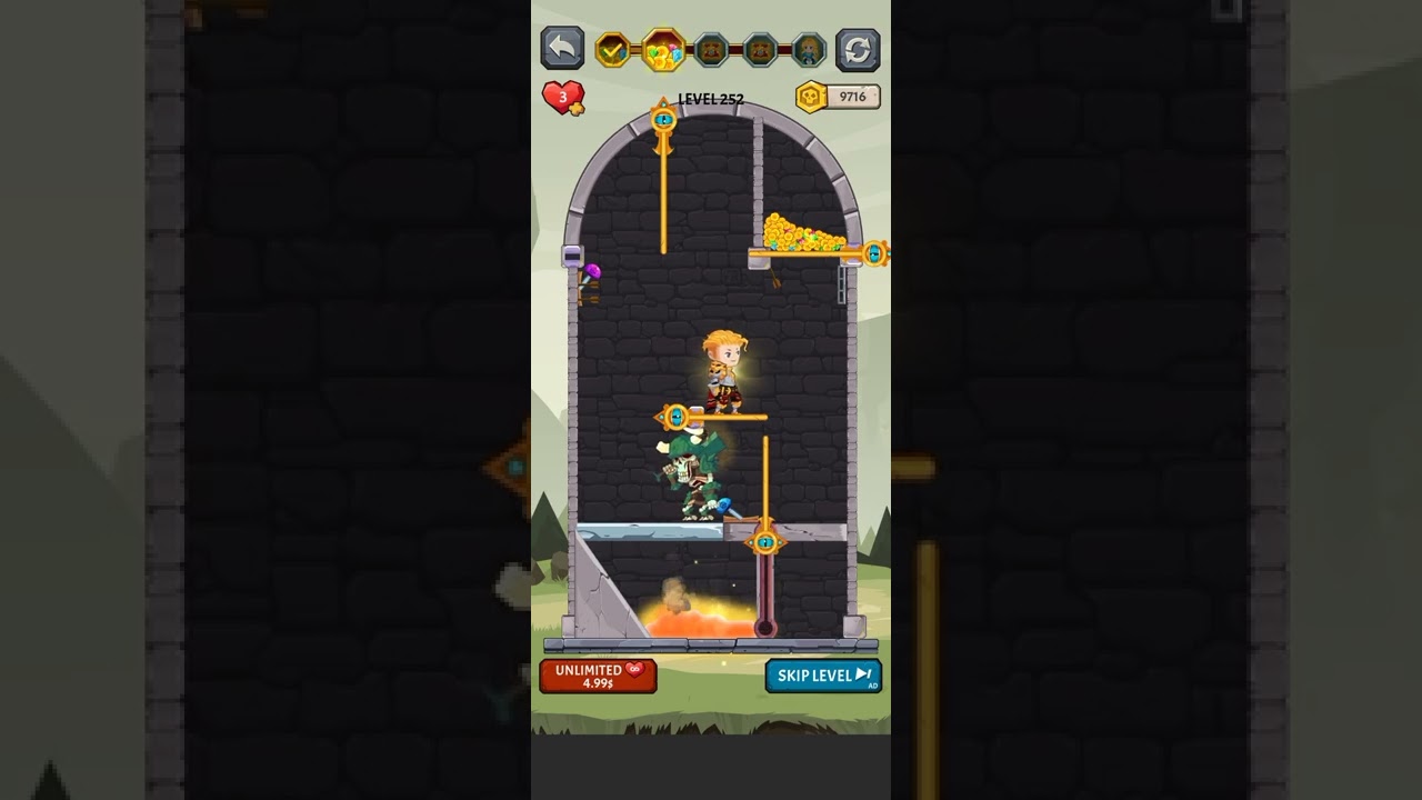 How To Loot _ PinPull & Hero Rescue Game Level 252