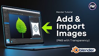 How to Add & Import Reference Images to An Object in Blender (PNG with Transparency)