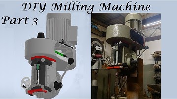 DIY Milling Machine Build [Based on Bridgeport]. Part 3: Milling Head finish + first chips