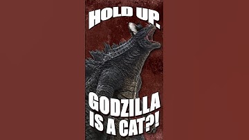 Godzilla Doesn’t Roar, He MEOWS! 😼 #shorts