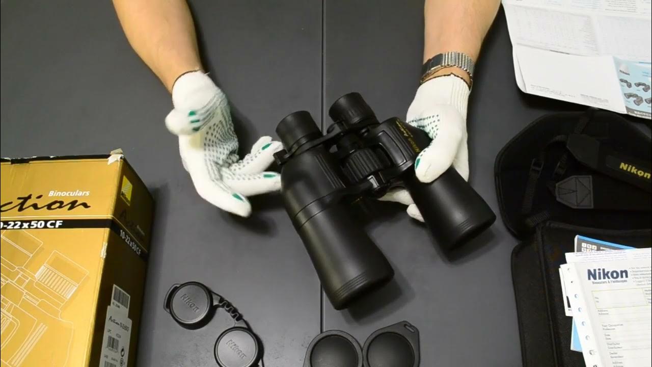 бинокль Nikon Action 10-22x50 CF прибор поколения зум-зум - YouTube