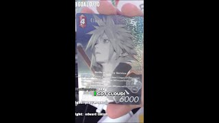 One pack, one chase card 🔥 Final Fantasy TCG Dreamlike Oceans