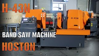 Hoston Cnc Band Saw Machine H-43N For Mass Production Continuous Cutting