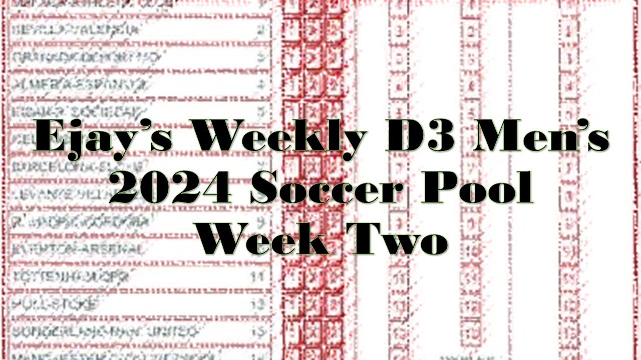 EJay’s Weekly Men’s D3 Pool – aka NESCAC Kickoff Weekend - YouTube