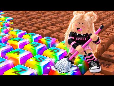 I CLEANED THE DIRTIEST KEYBOARD IN ROBLOX!😱