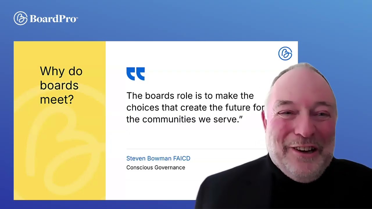 Webinar :  A CEO report to inspire your board