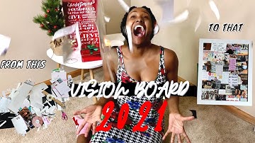 HOW TO CREATE A VISION BOARD - 2021 | Before you start do these 5 simple steps