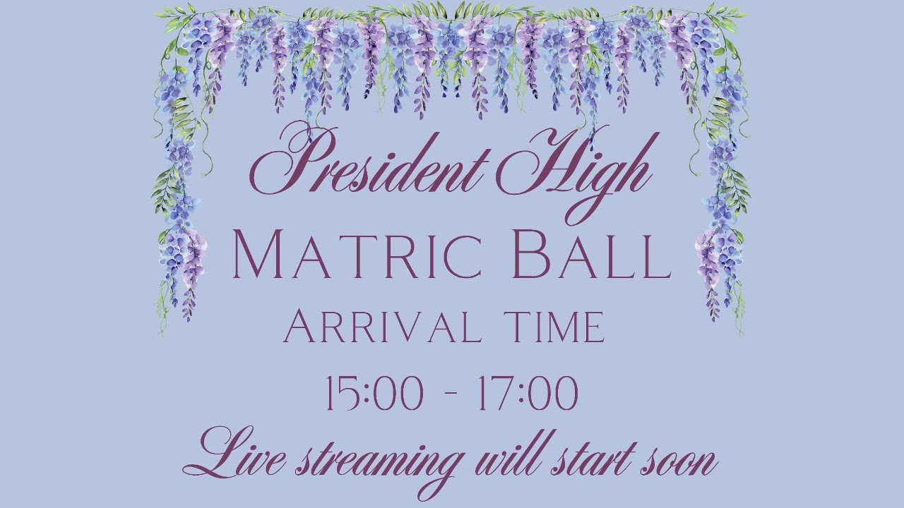 President High Matric Ball Arrival 2024