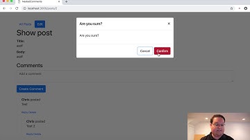 Deleting Nested Comments in Rails | Preview