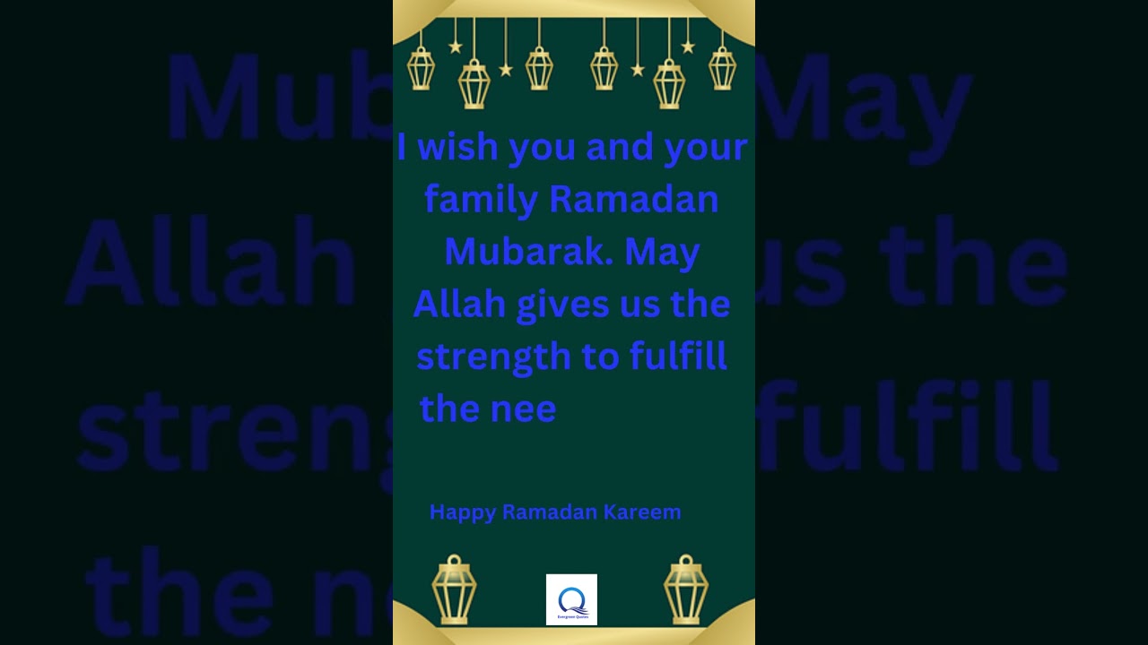 Happy Ramadan Kareem 