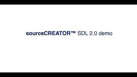 sourceCREATOR™ SDL 2.0 demo