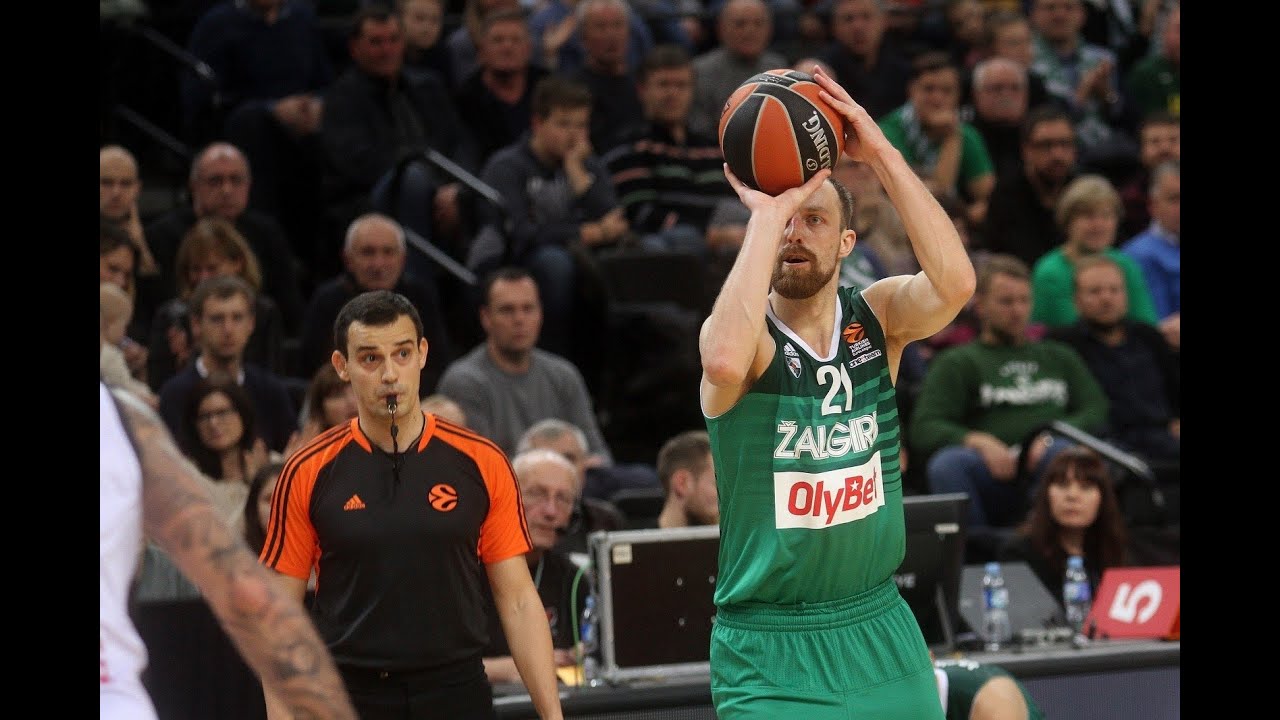 Žalgiris - BOB back screen to hand-off (coach Sarunas Jasikevicius)