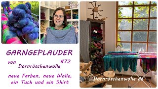 Garngeplauder 71 #Strickpodcast für handgefärbte Wolle von Dornröschenwolle, Vlog,