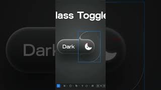Save for later! Create this Animated Glass Toggle in Figma 🥷 Let me know your thoughts #figma #uiux