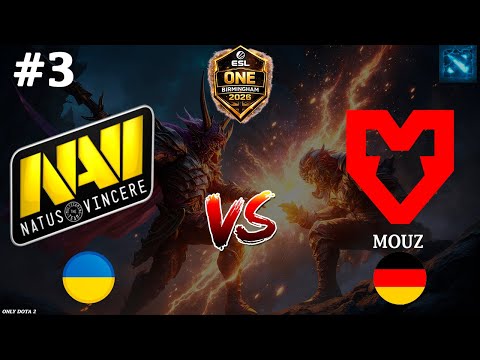 КАК ЖЕ ОНИ ХОРОШИ, ТОПЧИК КАРТА! | NaVi vs Mouz #3 (BO3) ESL One Birmingham 2026