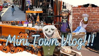 Mini Town Vlog: Halloween, Coffee, Shopping and more #halloweendecor #spookyseason #halloweenhunting