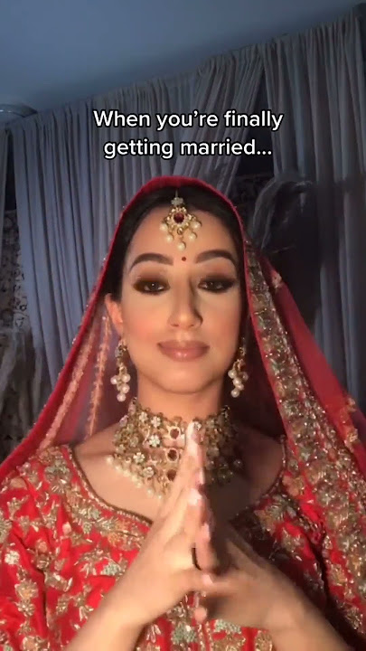 Before the boys get mad lemme tell you issa joke 🙄😂 #indianwedding #brown #desi #browngirl