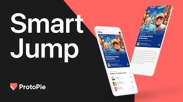 How to animate transitions automatically with smart jumps in ProtoPie 6.1
