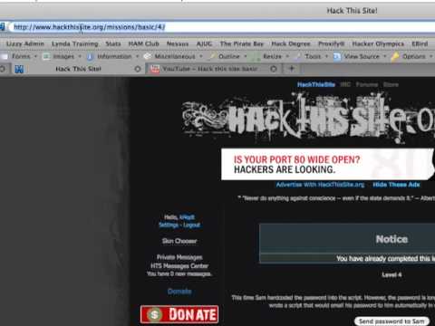 Hackthissite.org Basic 4