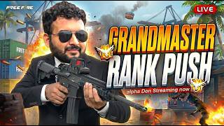 Grandmaster Live Rank Push - Free Fire Telugu - Alpha Don is Live #fflive #hideandseek