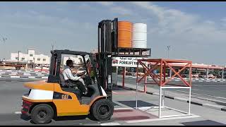 Qatar 2022 Training forklift operators at dalla driving academy