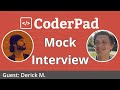 Junior dev mock interview on coderpad