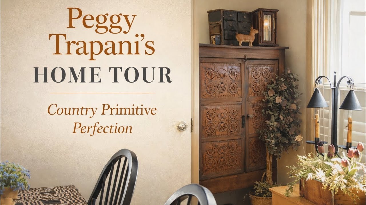 STOP! MUST WATCH! ~ Primitive Country Home Tour ~ Decorating With Antiques