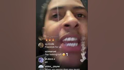Comethazine Instagram Live 23/5/21 - Teases instrumentals -