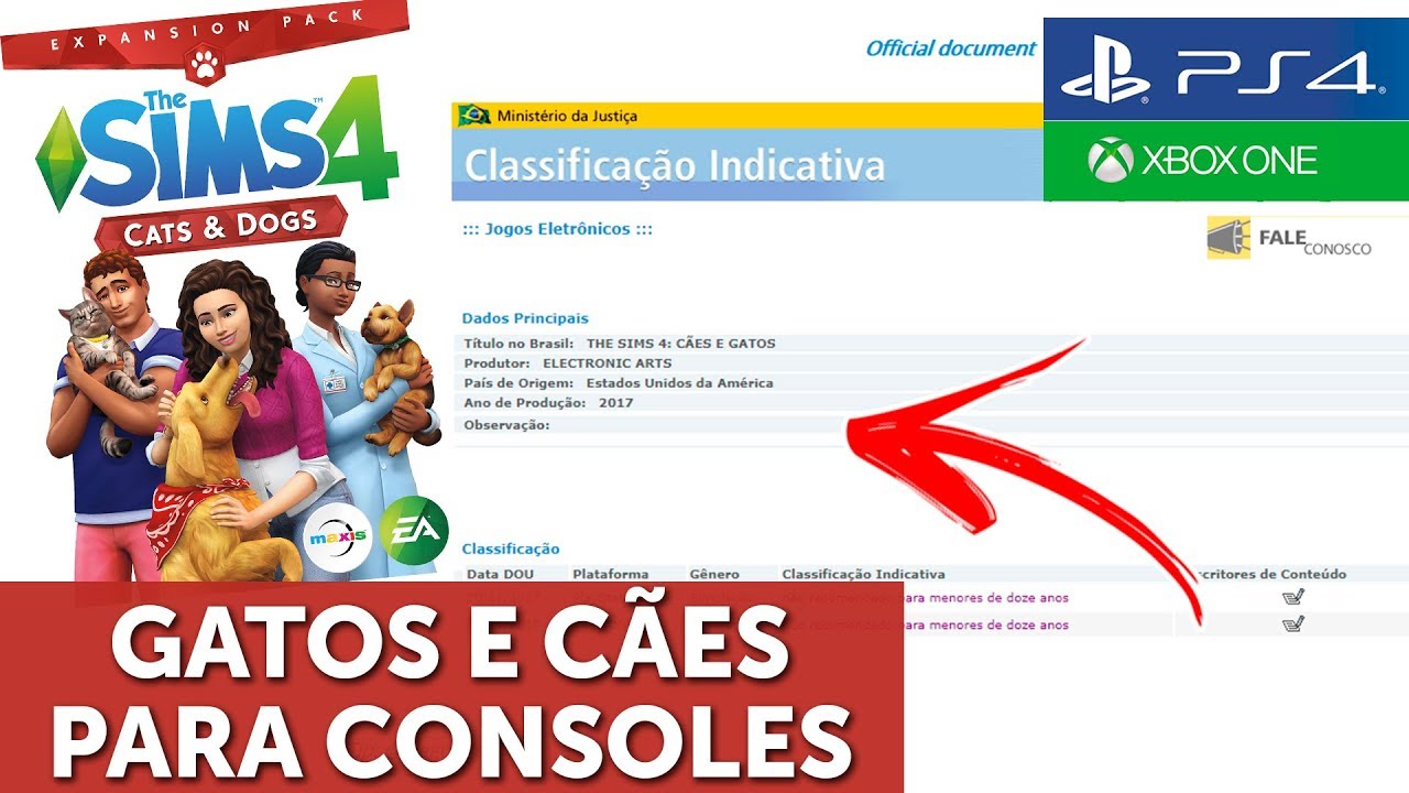 The Sims 4 Caes E Gatos Ps4