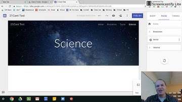 How to add pages and subpages to your Google Site