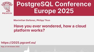Maximilian Stefanac, Philipp Thun: Have you ever wondered, how a cloud platform works?