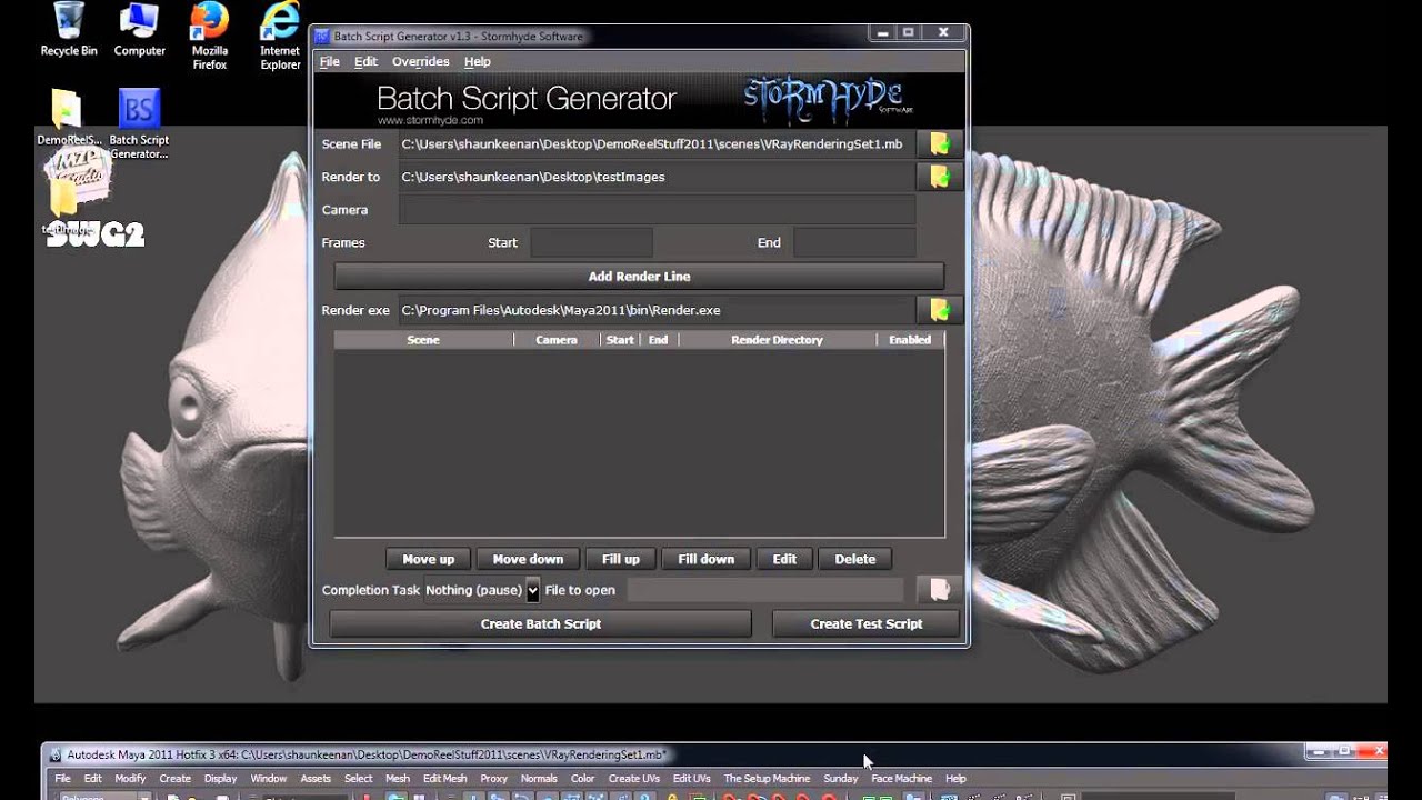 Batch script. Batch render 3d Max. Script Generator. Batch render. Snapping script Maya.