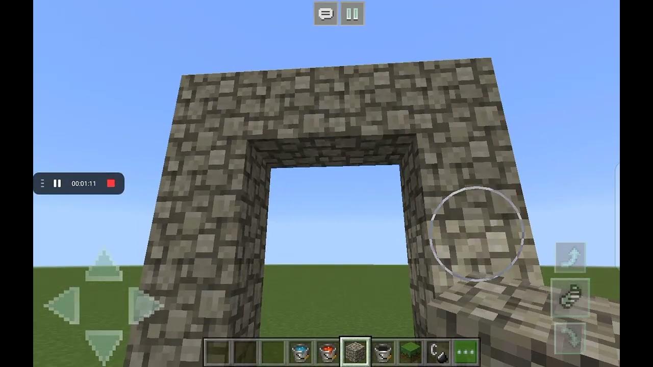 how to make nether portal without using nethers in lokicraft YouTube