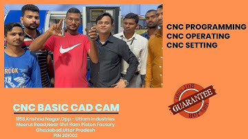 CNC PROGRAMMING SANTOSH YADAV SIR|CNC VMC JOB PLACEMENT|CNC BASIC CAD CAM IN HINDI