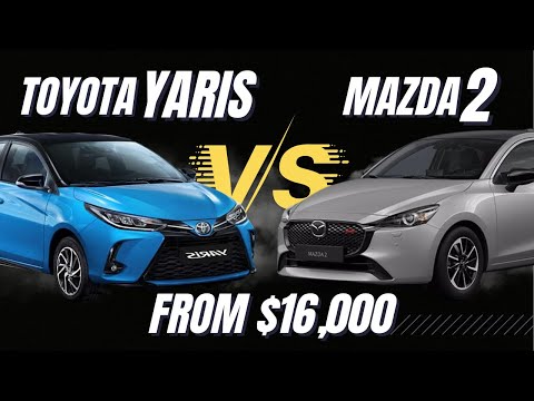 Toyota Yaris 2024 vs Mazda 2 2024 😱 THE BEST Mid-range Car in the World #toyota  #mazda   #car