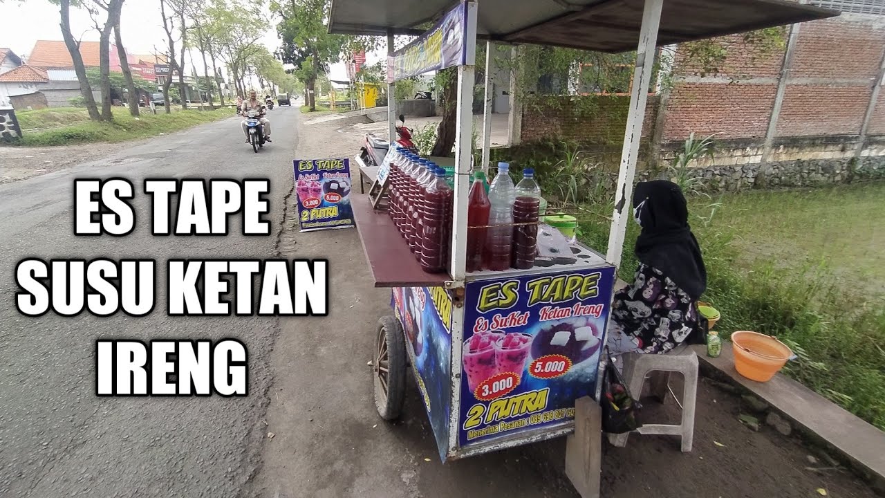 ES TAPE SUSU KETAN IRENG KULINER JOMBANG YouTube